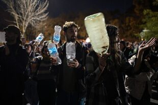 Protestas en Montevideo por el alto nivel de salinidad del agua potable