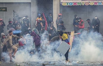 Protestas en Quito, Ecuador 
