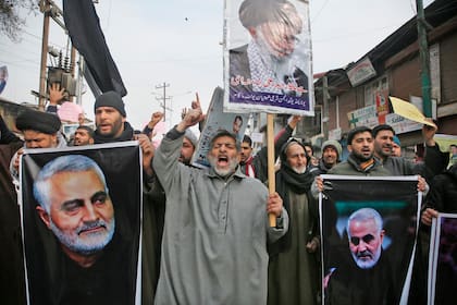 Protestas por el asesinato de Qasem Soleimani, el carismático jefe revolucionario más temido por Estados Unidos