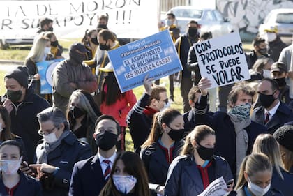Protestas por el cierre del aeropuerto de Palomar