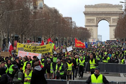 Protestas de los "chalecos amarillos" en Francia, en 2019