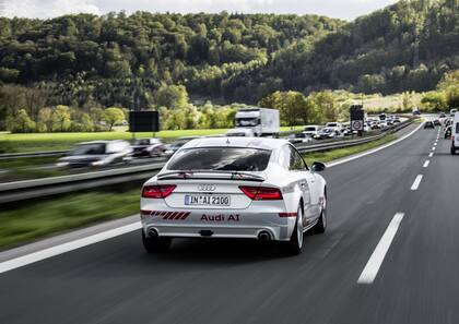 Prototipos. Con este A7, Audi ha realizado pruebas de automatización en autopistas desde Los Ángeles hasta Las Vegas