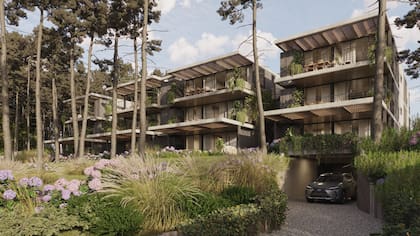 Proyecto Bohouse 2 de Grupo Broer, ubicado en el barrio La Juanita, Jose Ignacio - Fabricante: Corallo Aberturas.