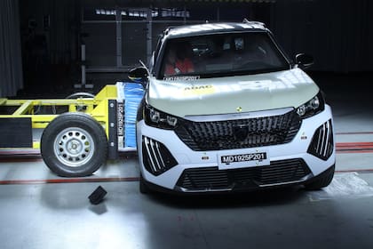 Prueba de impacto lateral del Peugeot 2008