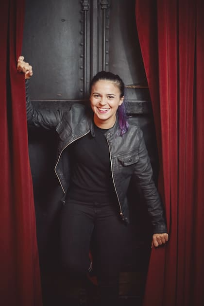 PSICOLOGÍA. Estudió stand up y Psicología, carrera que ha retomado y está a punto de terminar. "Me daba curiosidad saber qué es lo que hace reír a las personas"