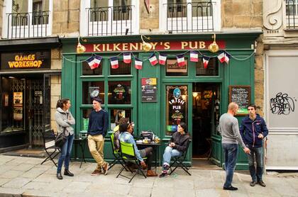 Pub en Rennes, Francia.