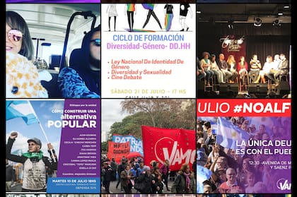 Publicaciones en redes sociales de Franco Garcia Dellavalle