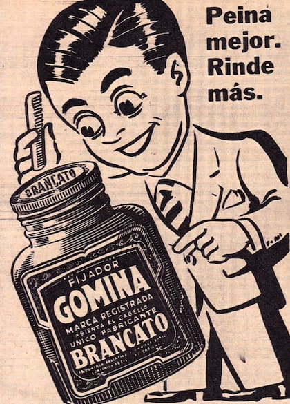 Publicidad de Gomina Brancato
