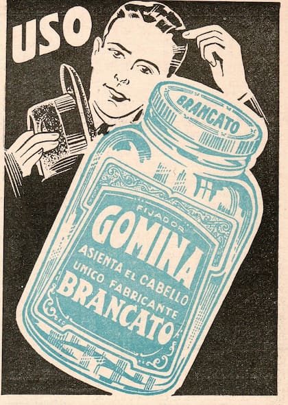 Publicidad de la Gomina Brancato