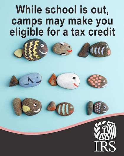 Publicidad oficial del Child and Dependent Care Credit. Foto: IRS vía X