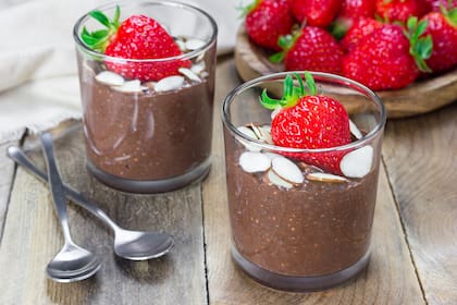 Pudding de chocolate vegano