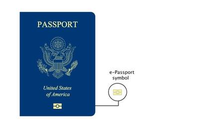 Puede identificar un pasaporte electrónico mediante un símbolo en la portada. En Chile se emiten desde el 2013.