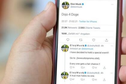 ¿Puedes detectar la diferencia? Los estafadores publicaron respuestas a Elon Musk utilizando un perfil casi idéntico para engañar a Sebastian