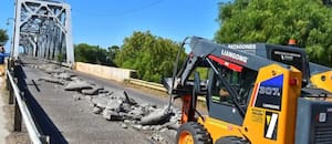 Por obras, cierran un puente casi centenario que une Buenos Aires y Río Negro