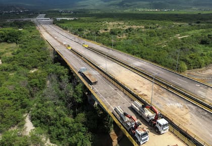 Puente Internacional Tienditas, frontera internacional entre Venezuela y Colombia