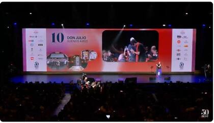 Puesto N°10 para Don Julio en la ceremonia de los 50 Best