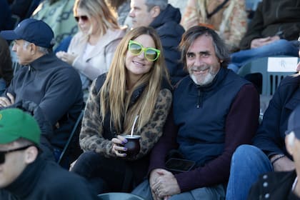 Puli Demaría y su pareja, Federico Deis, compartieron unos mates