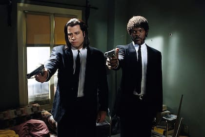 John Travolta y Samuel L. Jackson en Pulp Fiction