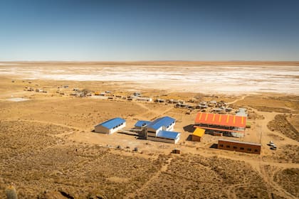Puñaca Tinta María, en el borde de lo que alguna vez fue el lago Poopó