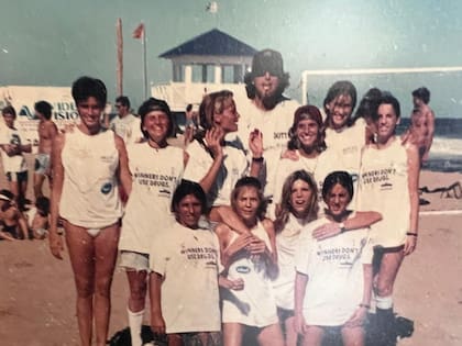 Punta del Este, verano de 1995. Dotto Beach, de Pancho Dotto, en Laguna Garzón