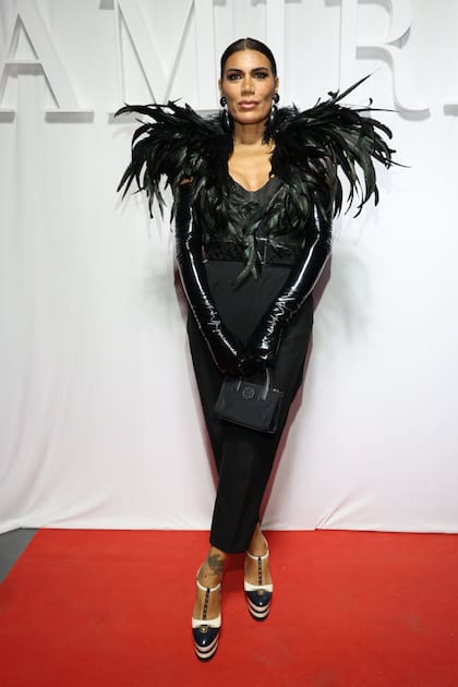 Pura teatralidad para el look de Flor de la V.