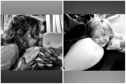 ¡Pura ternura! Amancio y Magnolia (Fotos: Instagram @sangrejaponesa)