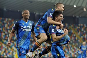 Serie A: Pussetto y el agónico golazo para el triunfo de Udinese sobre Parma