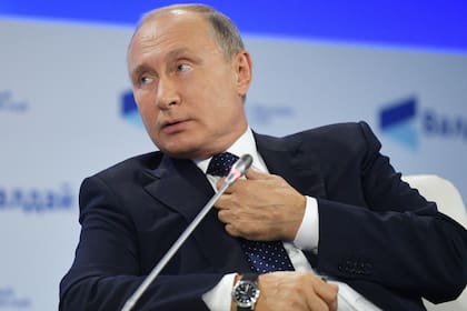 Putin asistió hoy a un foro en Sochi