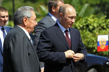 Putin con Raúl Castro en La Habana