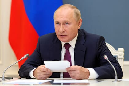 Putin no viajó a Roma para el G-20 y dio un discurso por videoconferencia
