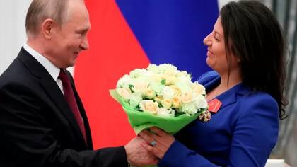 Putin y Margarita Simonyan