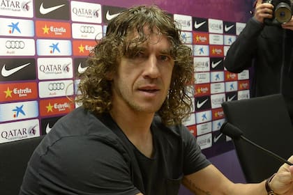 Puyol, al anunciar su salida de Barcelona