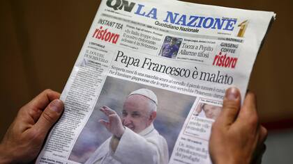 QN llevó a su portada la información sobre la supuesta enfermedad del Papa