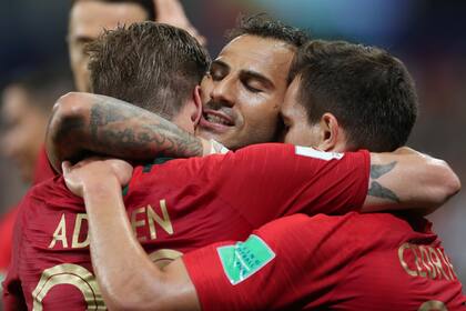 Quaresma festeja su gol