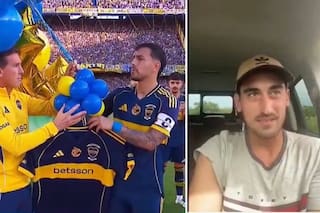 Qué dijo el joven uruguayo que encontró la camiseta de Boca en homenaje a Russo