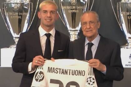 Qué dijo Franco Mastantuono en su presentación en el Real Madrid
