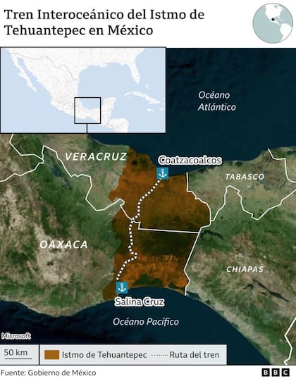 Qué es el Corredor Interoceánico del Istmo de Tehuantepec con el que México quiere competir con el Canal de Panamá