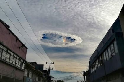 ¿Qué es el extraño agujero que se formó en el cielo de Chiapas? (Foto X)