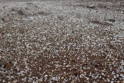 Qué es el graupel: el fenómeno meteorológico que llegó junto con la ola polar