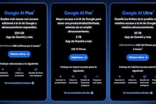 Google AI Pro ahora ofrece 5TB de almacenamiento en la nube