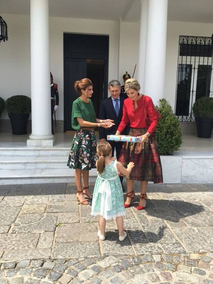 ¿Qué le regaló la reina Máxima a Antonia Macri?