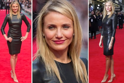 Cameron Diaz durante la presentación de una de sus últimas películas, Mujeres al ataque, allá por 2014