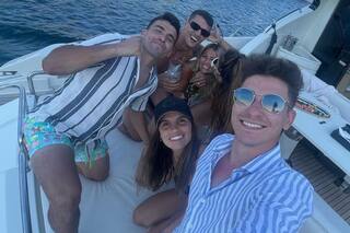 Estrellas de la selección argentina disfrutaron de un lujoso viaje en yate por Italia: “Qué lindo coincidir”