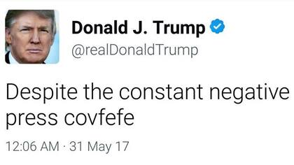 ¿Qué quiso decir? Trump escribió un tuit misterioso y ahora llama a descifrarlo