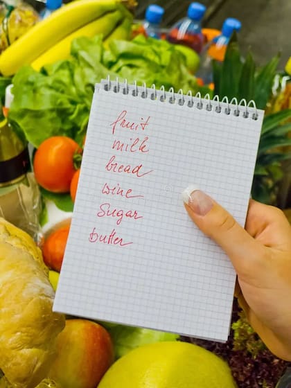 Qué significa escribir la lista del supermercado a mano