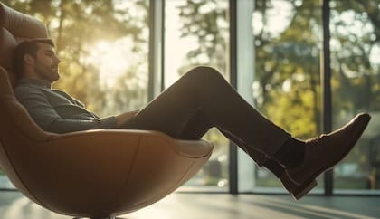 Qué significa mover las piernas cuando uno está sentado