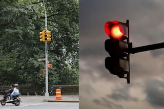 Qué significa una luz roja intermitente en Nueva York y qué debe hacer el conductor