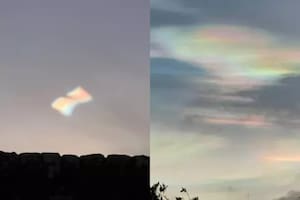 Qué son las nubes arco iris, el fenómeno que sorprendió a todos en el Reino Unido