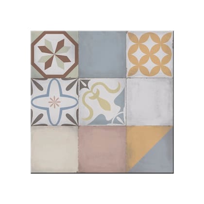 ¿Qué tal un mosaico de aires vintage?