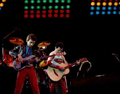 Queen en el Estadio José María Minella, 1981 (Imagen: @queen.argentina)